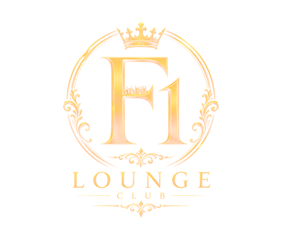F1 Lounge Club — goldenes Emblem mit Krone